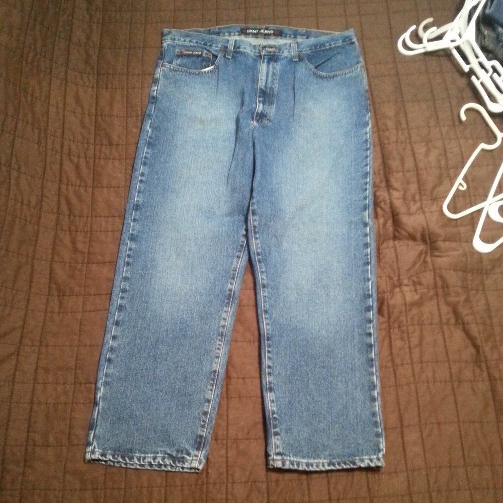 Vintage Y2K DKNY Denim Jeans Mens Pants Closet#2 - Picture 1 of 8